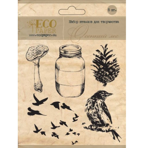 Набор штампов ECO Paper "Осенний лес"