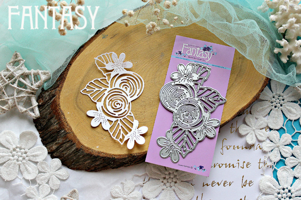 Ножи для вырубки Fantasy "Цвет апельсина в розах"