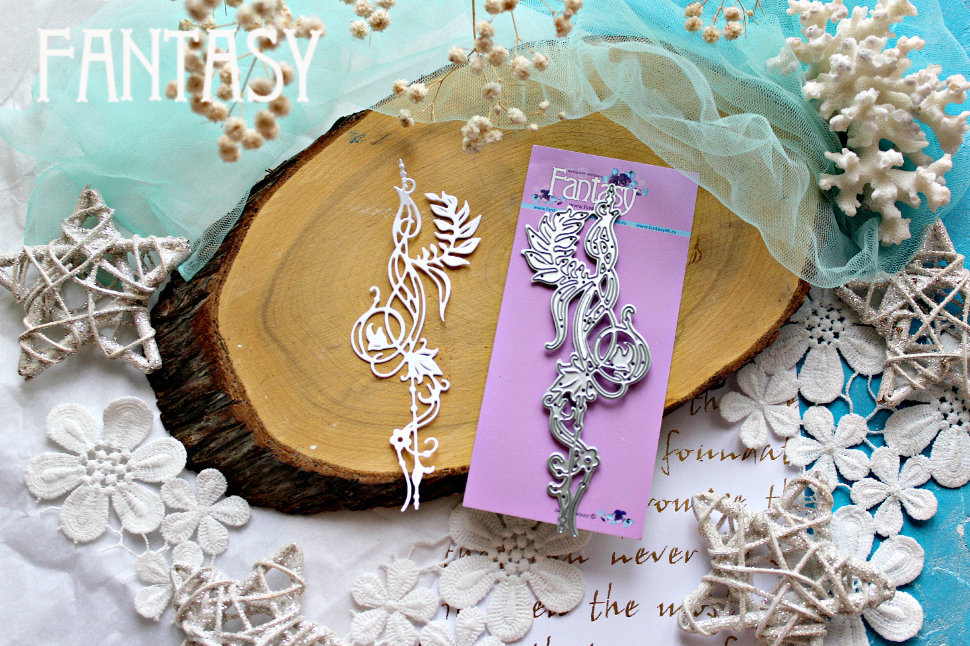 Ножи для вырубки Fantasy завиток "Полевые цветы"