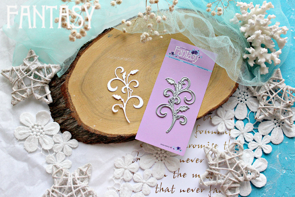 Нож для вырубки Fantasy "Новогодняя ветка 676"