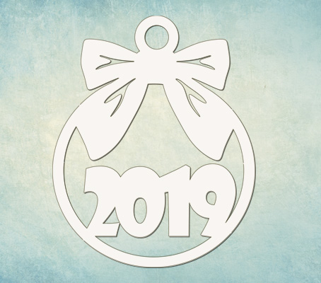 Чипборд ПроСвет "2019 в шаре"