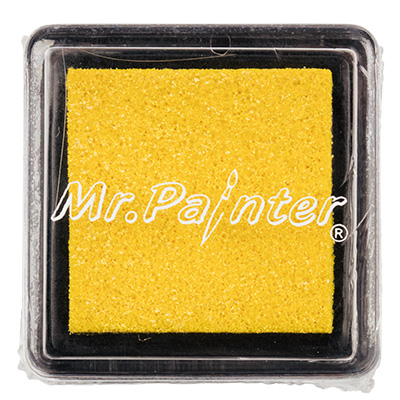 Штемпельная подушечка MrPainter, цвет Желтый (светлый)