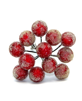 Декоративный букетик "Ягоды в сахаре"