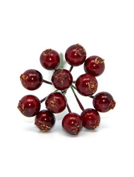 Декоративный букетик Рукоделие "Ягоды", бордовый