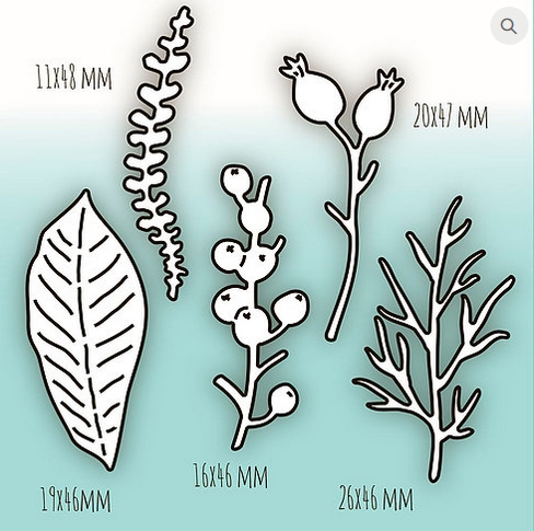 Нож для вырубки mimi cut "Гербарий-3"