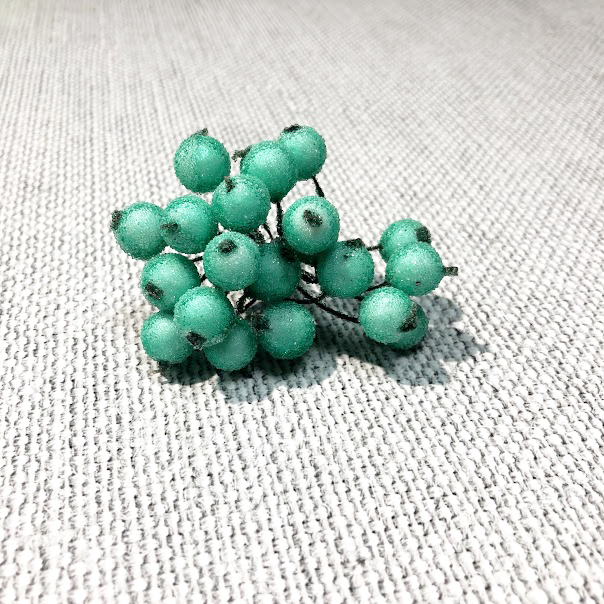 Букет сахарных ягодок, цвет бирюзовый