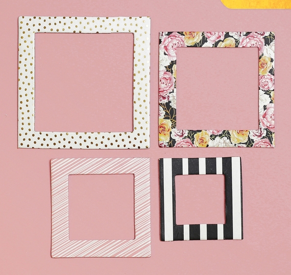 Набор рамочек Артузор с фольгированием "Цветочное безумие"