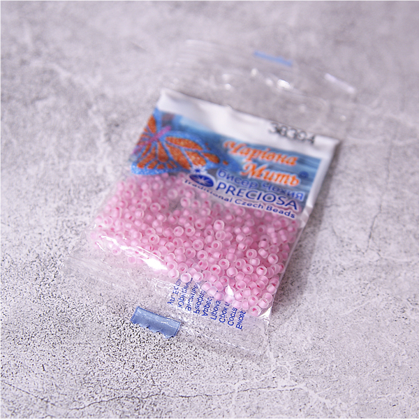 Бисер Preciosa, цвет матовый розовый