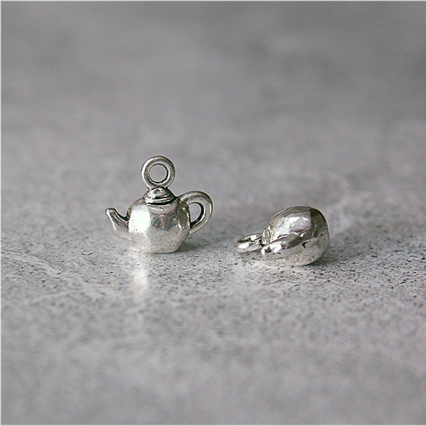 Подвеска "Чайничек мини", серебряный (758)