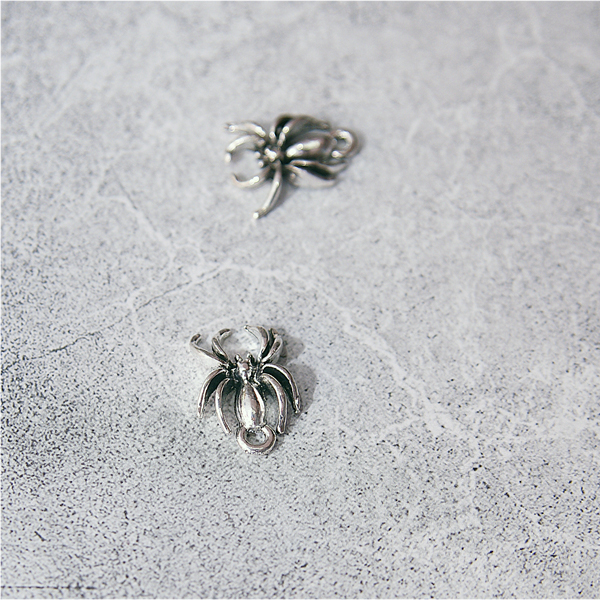 Подвеска "Паучок", серебряный