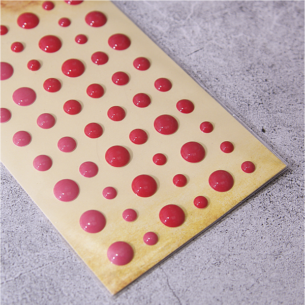 Эмалевые точки (дотс) , цвет красный