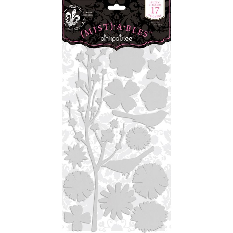 Наклейки Pink Paislee "Mistables Fuzzy"