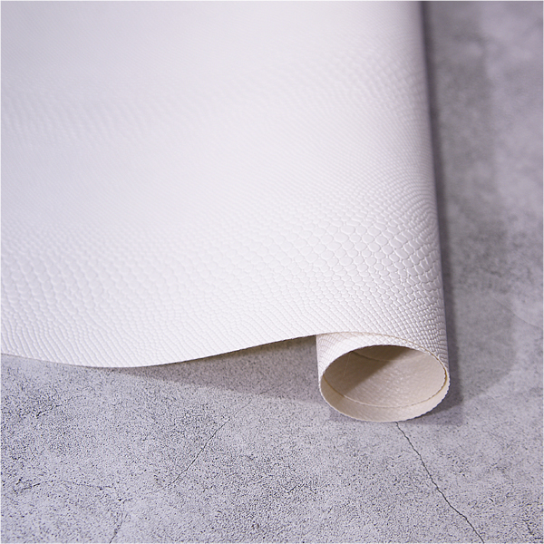 Искусственная кожа 35 х 50 см "Рептилия", цвет белый