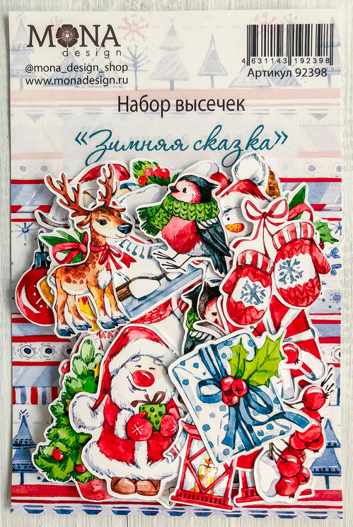 Набор вырубки из картона MONAdesign "Зимняя сказка"