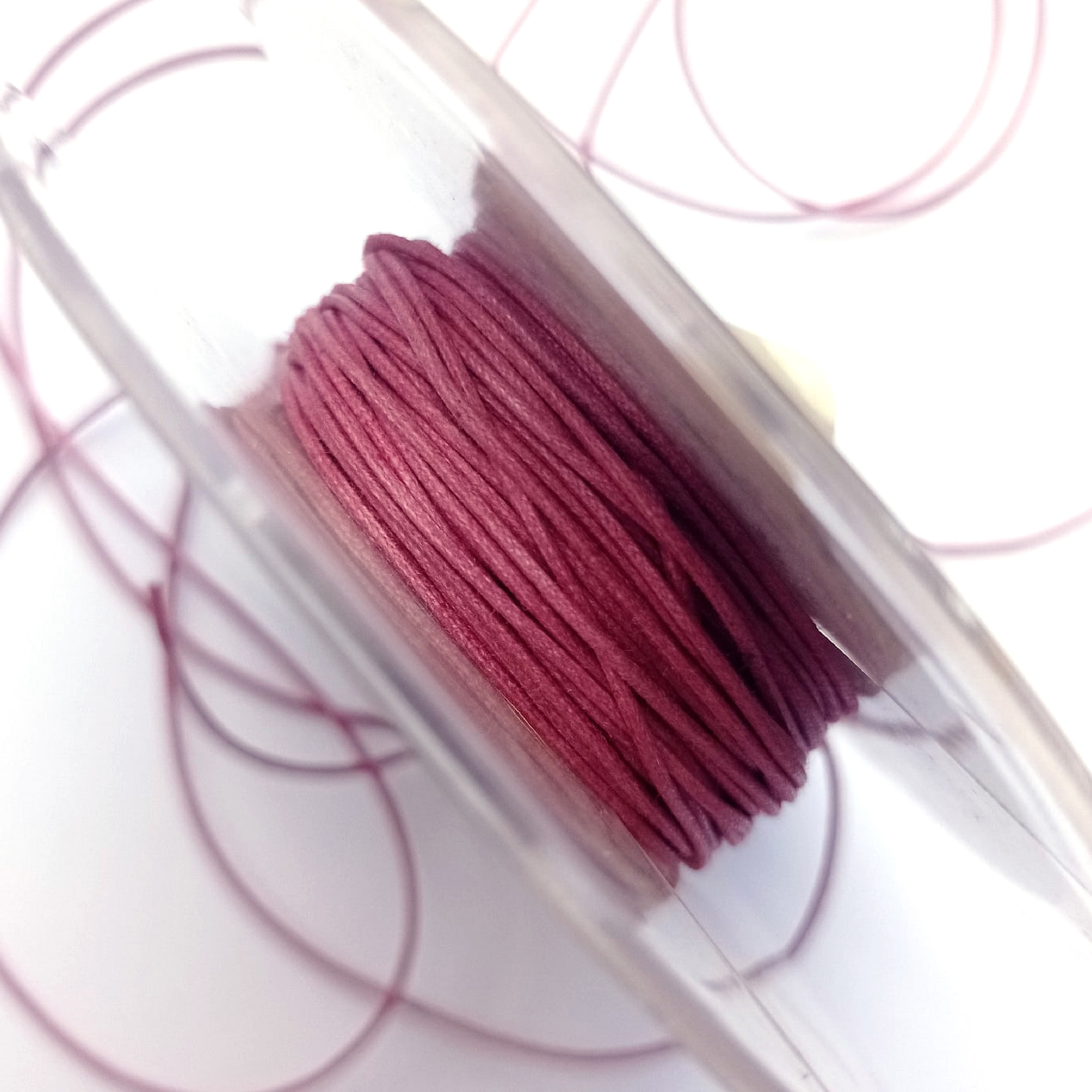 Вощённый шнур 1мм Чертополох