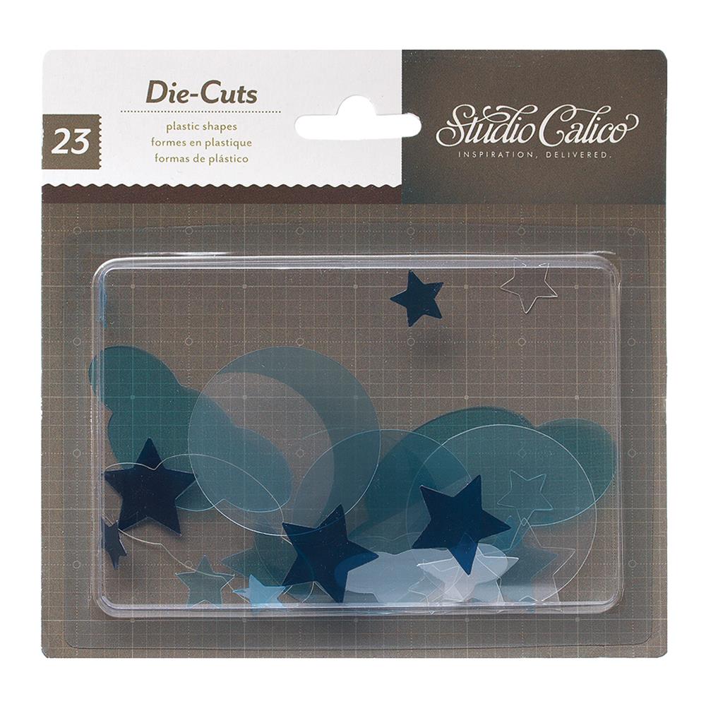 Пластиковые вырубные элементы Studio Calico "Story Time Boy", облачка