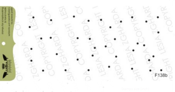 Штамп Lesia Zgharda "Снегопад"