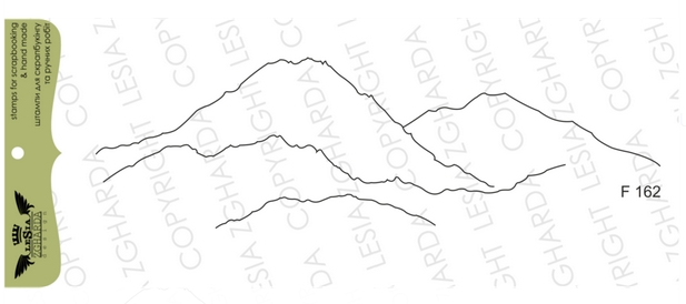 Штамп Lesia Zgharda "Горы"