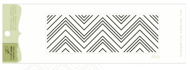 Штамп Lesia Zgharda "Большой шеврон"