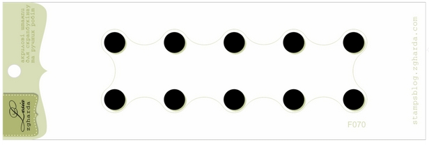 Штамп Lesia Zgharda "Горошек большой"