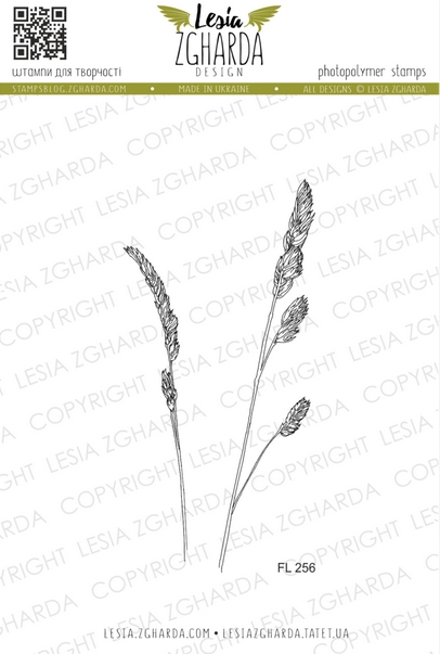 Набор штампов Lesia Zgharda "Травки"
