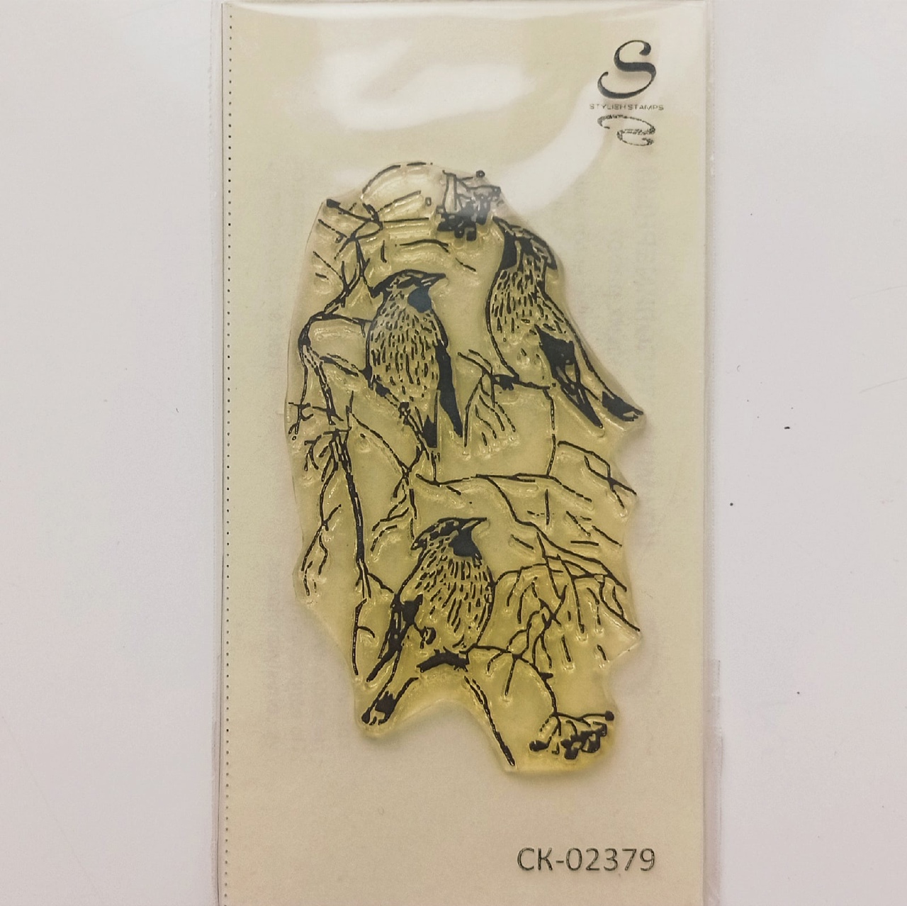 Штамп Stylish Stamps "Свиристели мал"