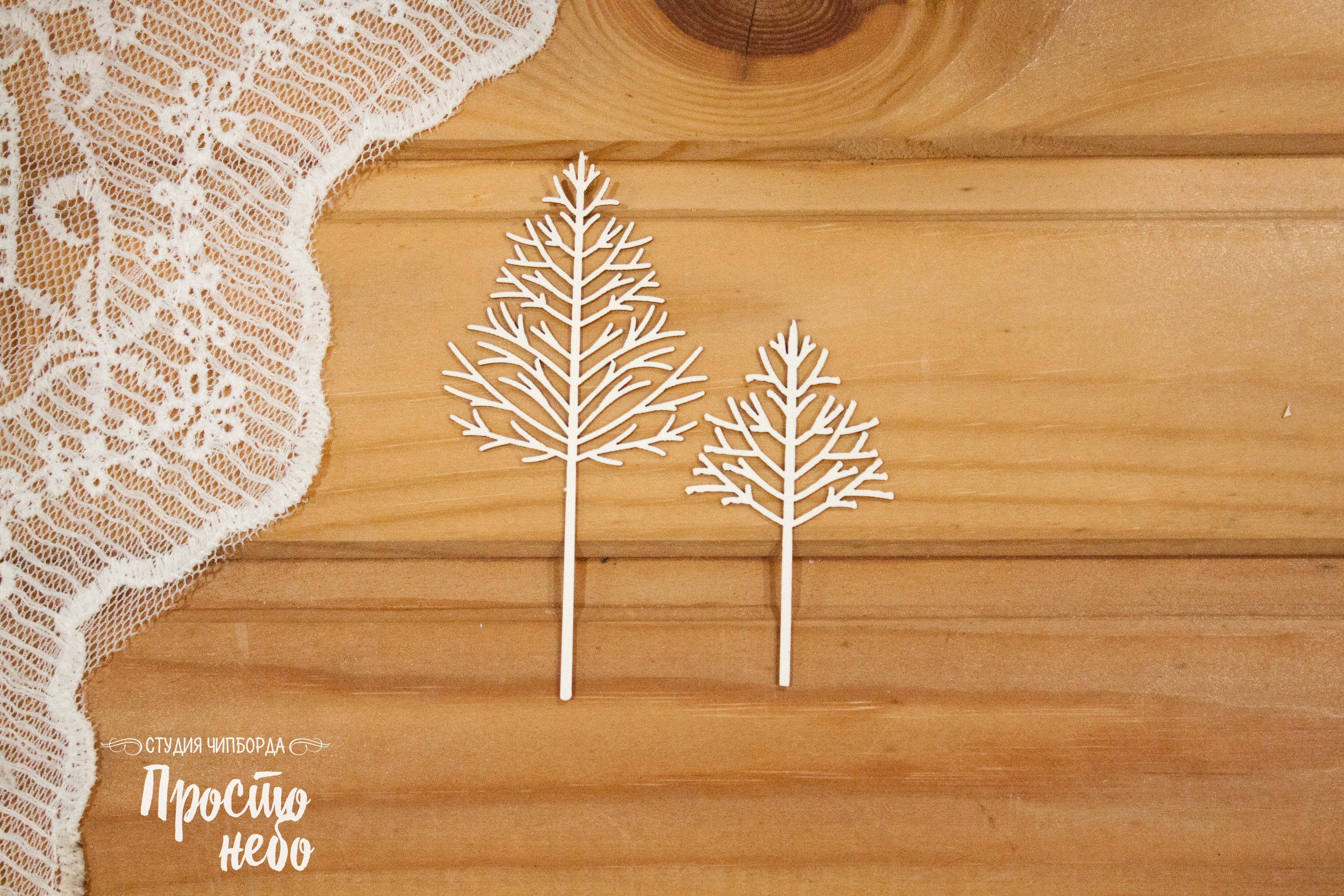 Чипборд Просто Небо. "Деревья без листьев"