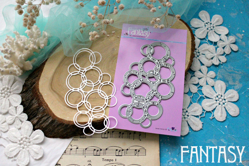 Ножи для вырубки Fantasy "Двойные круги"