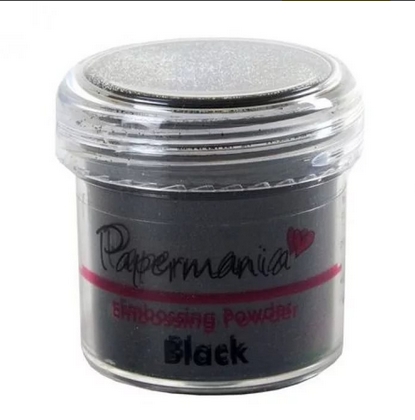 Пудра для эмбоссинга Papermaniа, чёрный