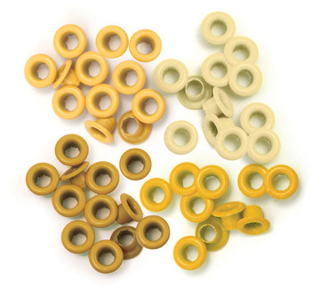 Набор люверсов We R Memory Keepers. Оттенки жёлтого.