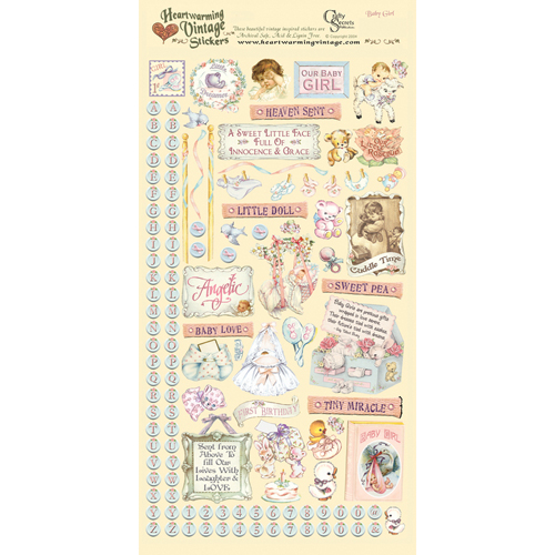 Наклейки Crafty Secrets "Малышка"