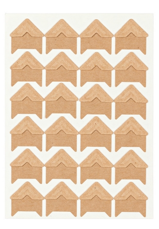 Уголки для фотографий самоклеящиеся Mr.Painter 15х15 мм Крафт