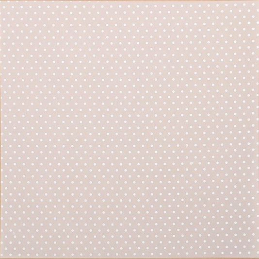 Калька 30,5 х 30,5 «Белый горошек»,