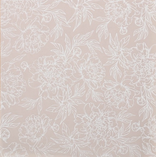 Калька 30,5 х 30,5 см «Пионы»