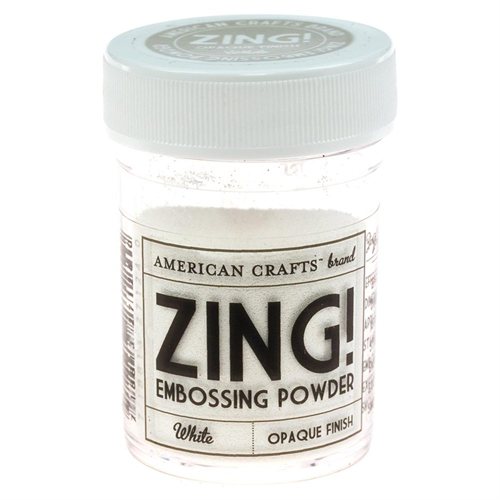 Пудра для эмбоссинга Zing!. Цвет белый.