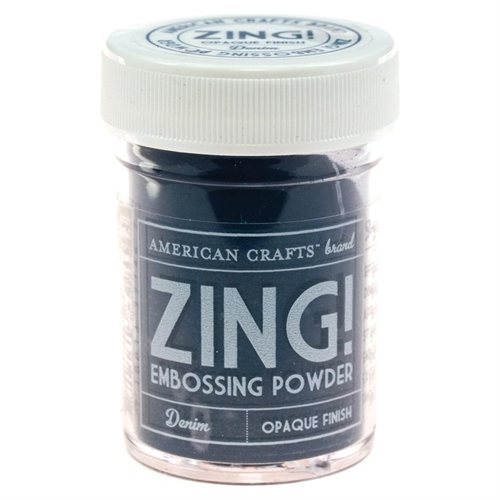 Пудра для эмбоссинга Zing!. Цвет джинсовый (Denim)