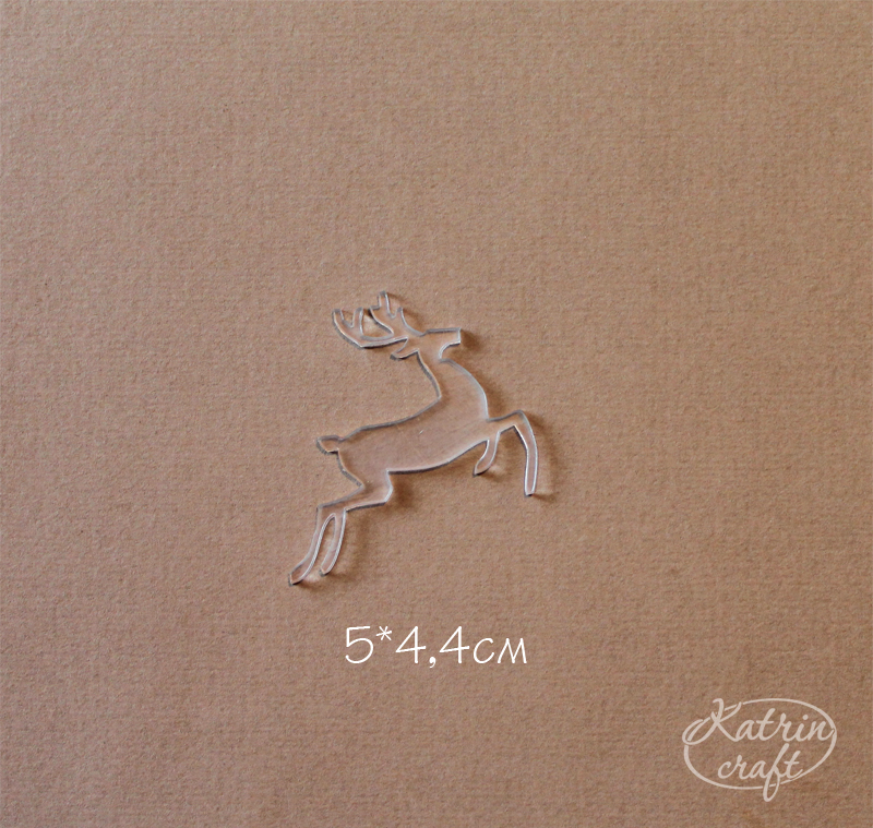 Акриловое украшение "Олень маленький"