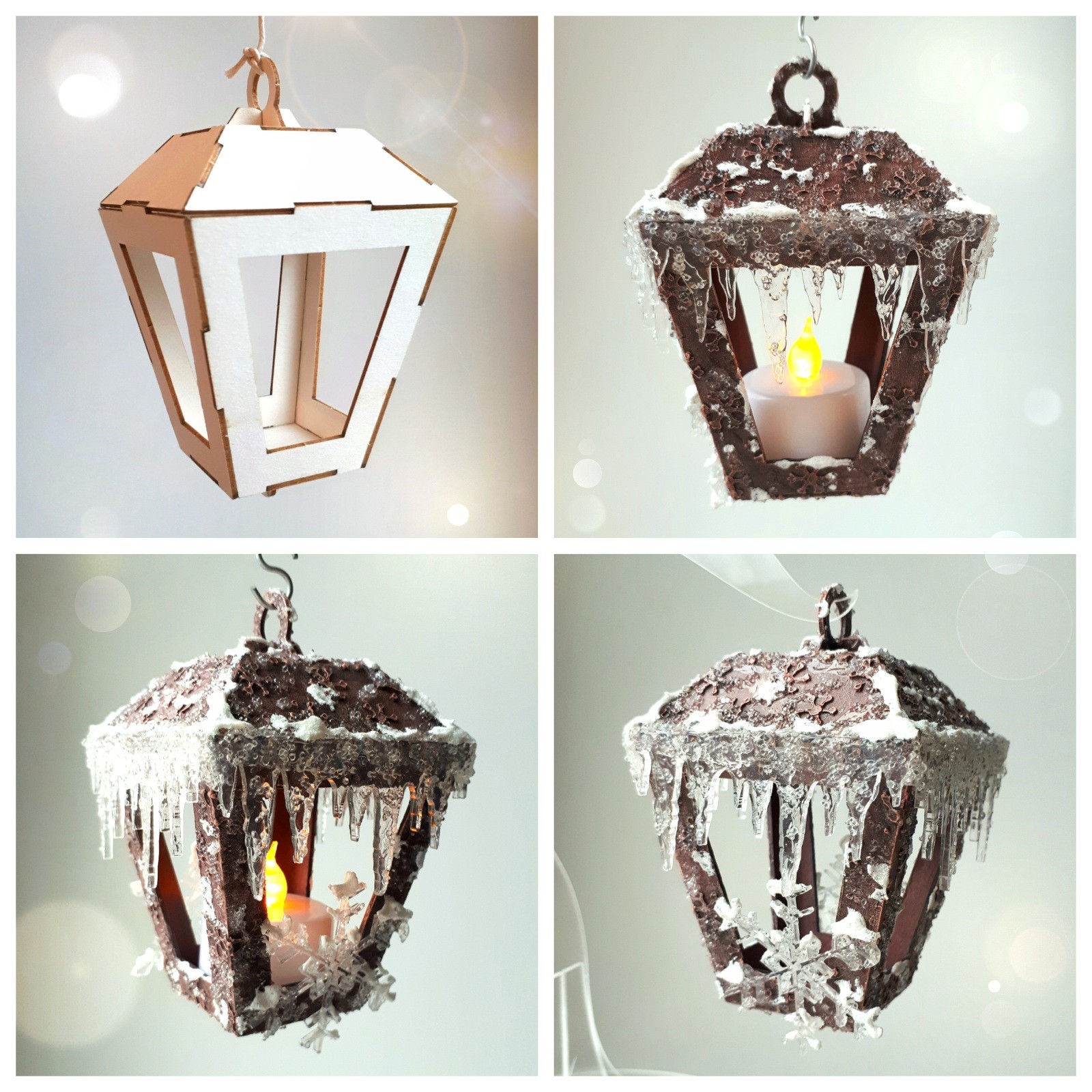 Заготовка из чипборда KatrinCraft "Фонарик сборный"