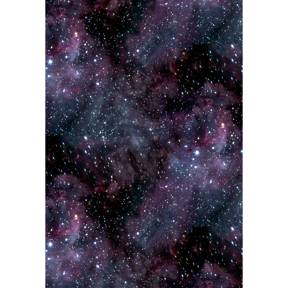 Ткань лоскутная 50 х 55см "4801", галактика