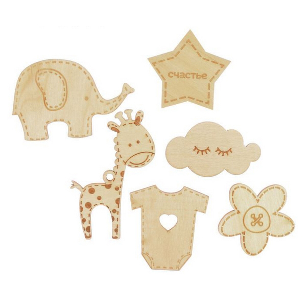 Декоративные украшения из дерева Артузор "Детство"