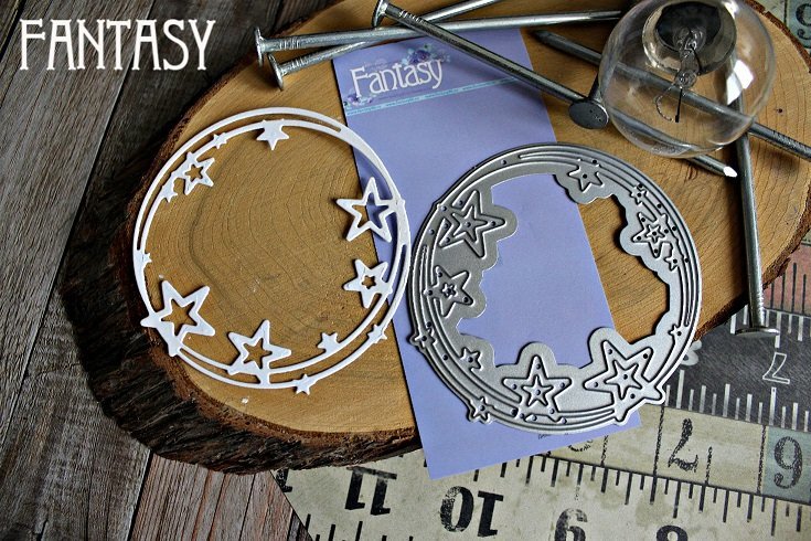 Нож для вырубки Fantasy «Рамка со звездами»