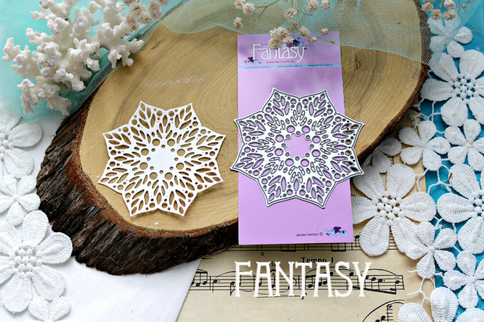 Ножи для вырубки Fantasy салфетка " Весенняя 2"