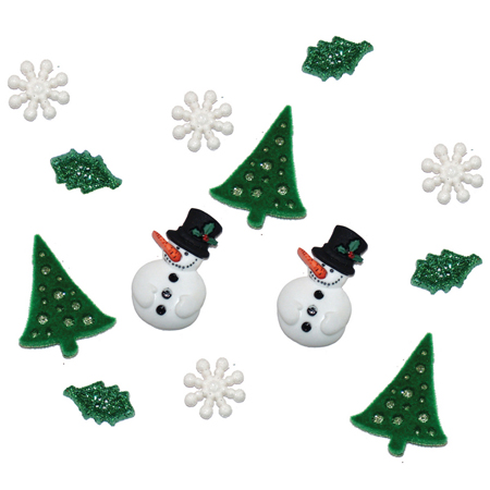 Набор пуговиц Dress It Up "Рождество"