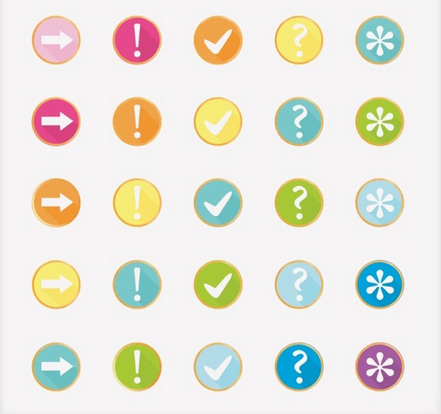 Наклейки бумажные для ежедневника Артузор "Указатели"