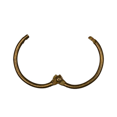 Кольца для альбома 30 мм, цвет античная бронза, 2 шт