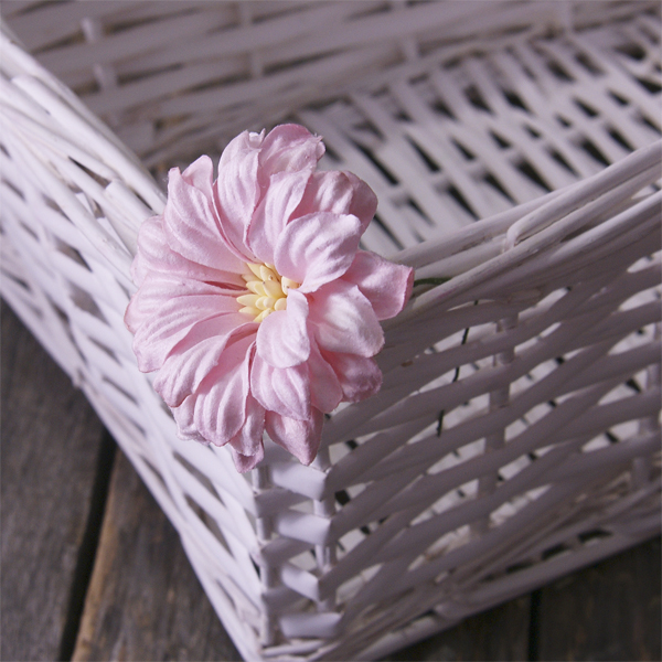 Цветок герберы 5 см, цвет розовый