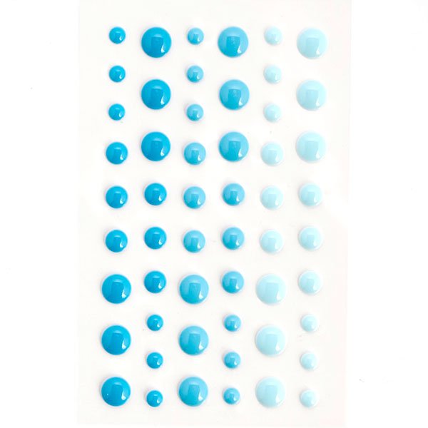 Эмалевые точки "Оттенки голубого"