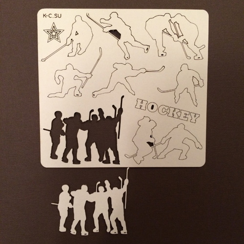 Чипборд "Набор хоккей"