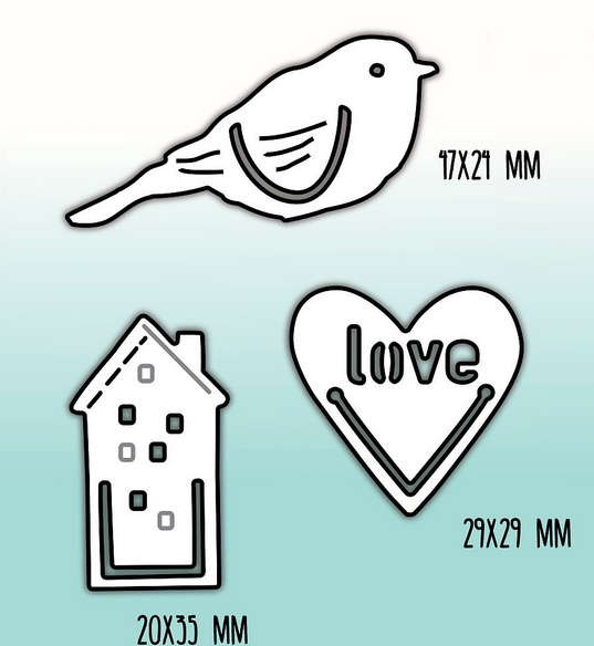 Ножи для вырубки mimi cut "Скрепочки"