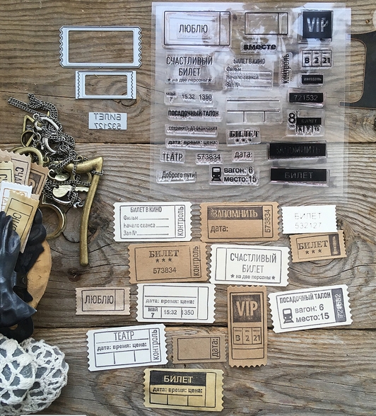 Ножи + штампы mimi cut "Билет на балет»